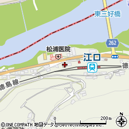 江口郵便局 ＡＴＭ周辺の地図