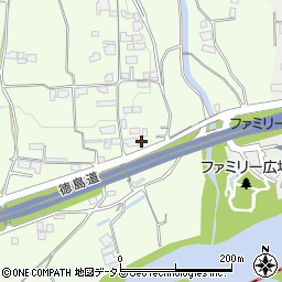 徳島県三好郡東みよし町昼間360周辺の地図
