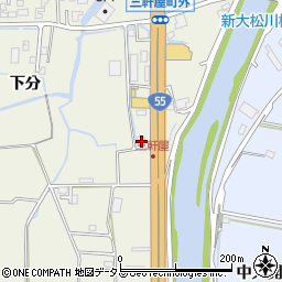 徳島県徳島市三軒屋町下分46周辺の地図