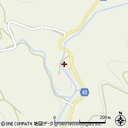 徳島県吉野川市美郷奥丸78周辺の地図
