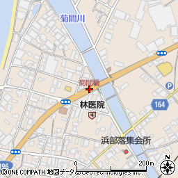 菊間橋周辺の地図