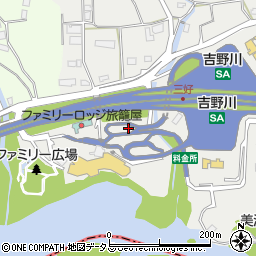 徳島自動車道　吉野川ＨＯ　上り周辺の地図