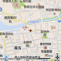 和歌山県有田郡湯浅町湯浅20-1周辺の地図