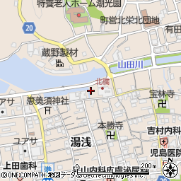 和歌山県有田郡湯浅町湯浅11周辺の地図
