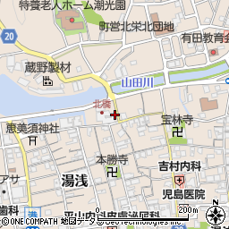 和歌山県有田郡湯浅町湯浅16周辺の地図