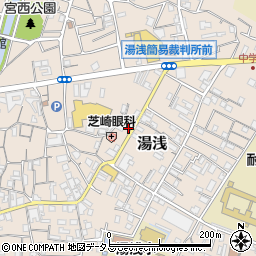 和歌山県有田郡湯浅町湯浅1631-2周辺の地図