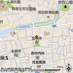 和歌山県有田郡湯浅町湯浅709周辺の地図