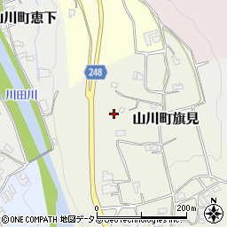 徳島県吉野川市山川町旗見14周辺の地図