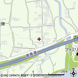 徳島県三好郡東みよし町昼間387周辺の地図