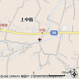 徳島県徳島市上八万町上中筋717-1周辺の地図