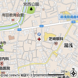 １００円ショップセリア　マツゲン湯浅店周辺の地図