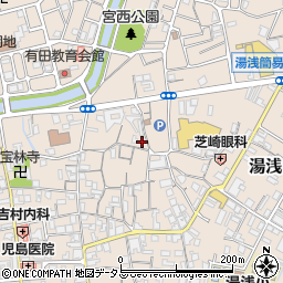 和歌山県有田郡湯浅町湯浅1664-1周辺の地図