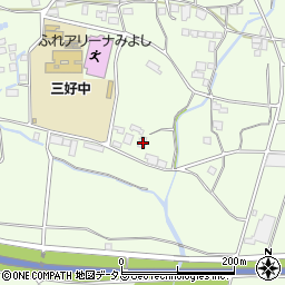 徳島県三好郡東みよし町昼間1702周辺の地図