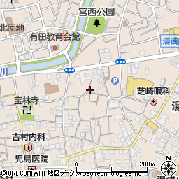 和歌山県有田郡湯浅町湯浅1668周辺の地図