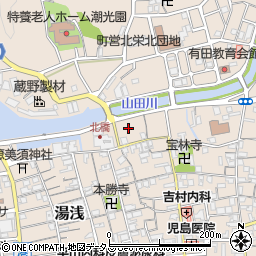 和歌山県有田郡湯浅町湯浅21周辺の地図