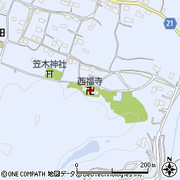 西福寺周辺の地図