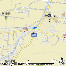 徳島県警察本部　徳島名西警察署一宮町駐在所周辺の地図