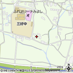 徳島県三好郡東みよし町昼間1708周辺の地図