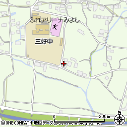 徳島県三好郡東みよし町昼間1710周辺の地図
