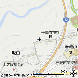 徳島県三好市池田町州津井関1160-4周辺の地図