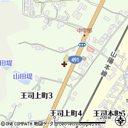 セブンイレブン下関王司店周辺の地図