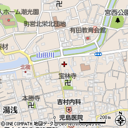 和歌山県有田郡湯浅町湯浅703周辺の地図