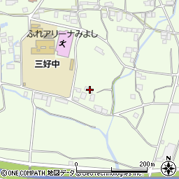 徳島県三好郡東みよし町昼間1700周辺の地図