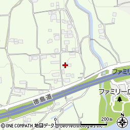 徳島県三好郡東みよし町昼間350周辺の地図