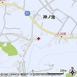 徳島県徳島市入田町神ノ池21周辺の地図