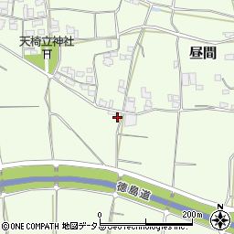 徳島県三好郡東みよし町昼間2104周辺の地図