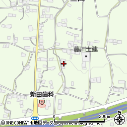 徳島県三好郡東みよし町昼間661周辺の地図