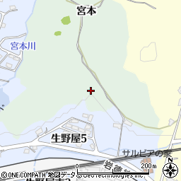 山口県下松市生野屋（宮本）周辺の地図