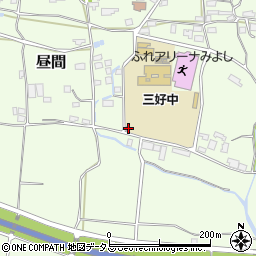 徳島県三好郡東みよし町昼間1714周辺の地図