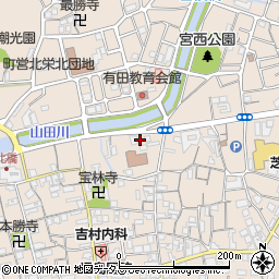 和歌山県有田郡湯浅町湯浅1684周辺の地図