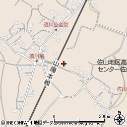 山口県山口市佐山3604周辺の地図