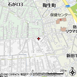 山口県防府市新田488-3周辺の地図