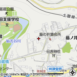 徳島県三好市池田町州津周辺の地図