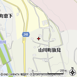 徳島県吉野川市山川町旗見24周辺の地図