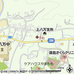 徳島県徳島市下町周辺の地図