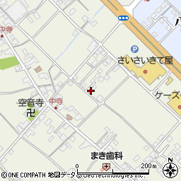 愛媛県今治市中寺556-13周辺の地図