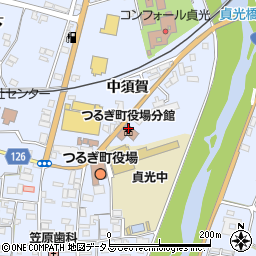 徳島県美馬郡つるぎ町貞光中須賀42周辺の地図