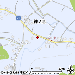 徳島県徳島市入田町神ノ池18周辺の地図