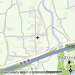 徳島県三好郡東みよし町昼間346周辺の地図