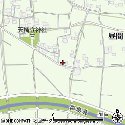 徳島県三好郡東みよし町昼間3284周辺の地図