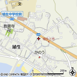 山口県山陽小野田市埴生692周辺の地図