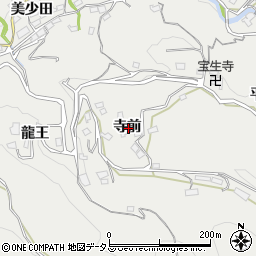 徳島県美馬市穴吹町穴吹寺前周辺の地図