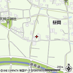 徳島県三好郡東みよし町昼間3287周辺の地図