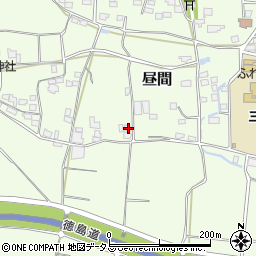 徳島県三好郡東みよし町昼間3389周辺の地図