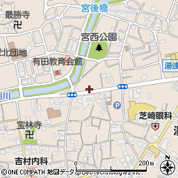 和歌山県有田郡湯浅町湯浅1671周辺の地図