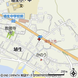 山口県山陽小野田市埴生585周辺の地図